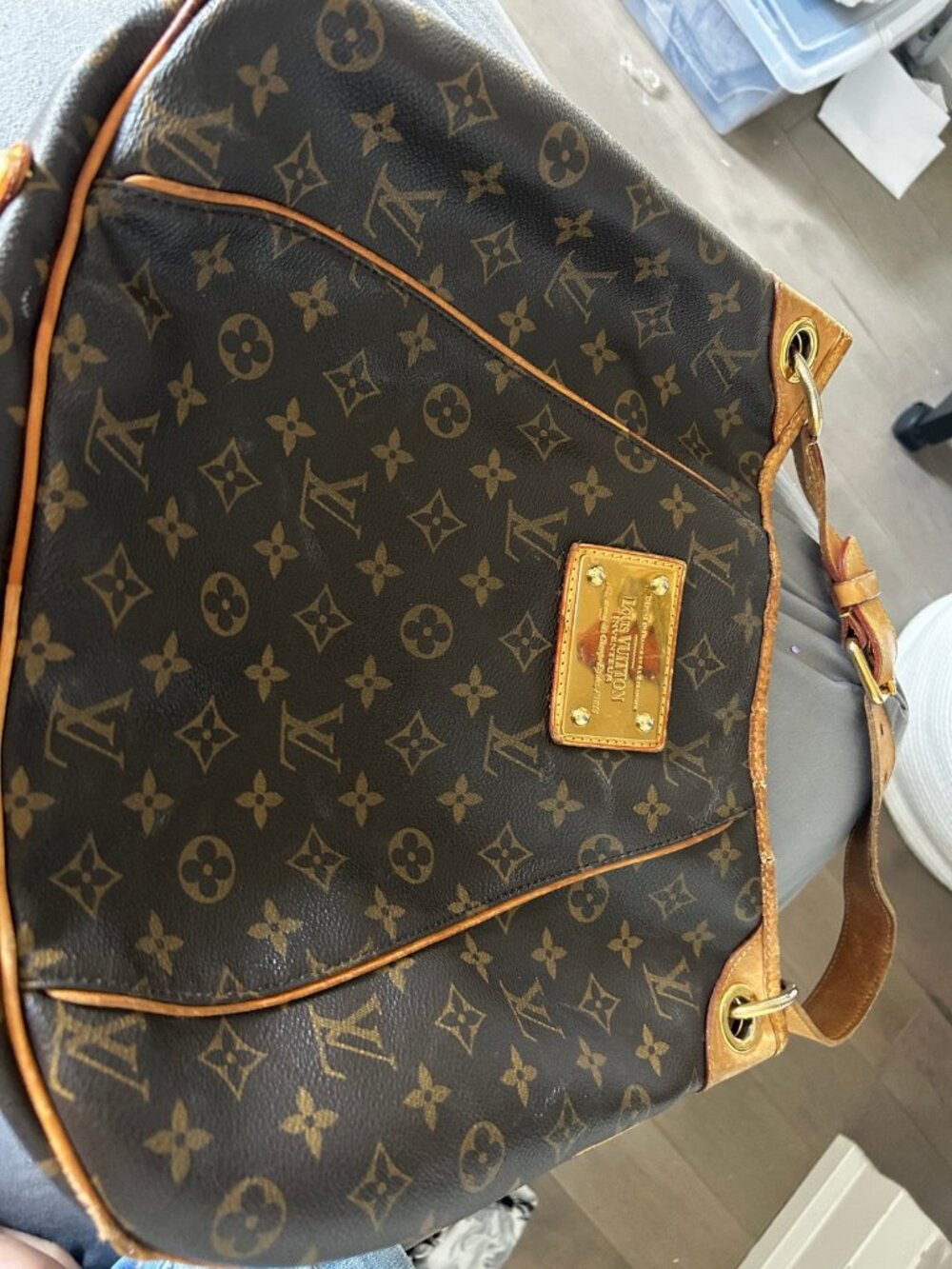 Authentic Louis Vuitton Galliera PM Monogram Shoulder Hobo Bag M56382 - Picture 3 of 16